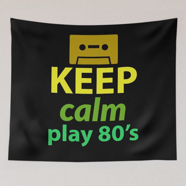 Item preview, generation x, keep calm play 80’s. cassette  designed and sold by efenem.