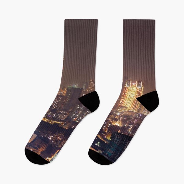 Item preview, Mumbai Skyline at night, skyscrapers, modern art, wall art, print, personalised gifts, custom printed gifts. designed and sold by CameraDesign.