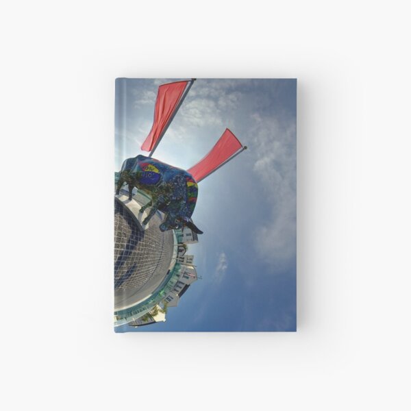 Two Cows on Parade, lower - Ebrington Square, Derry Hardcover Journal