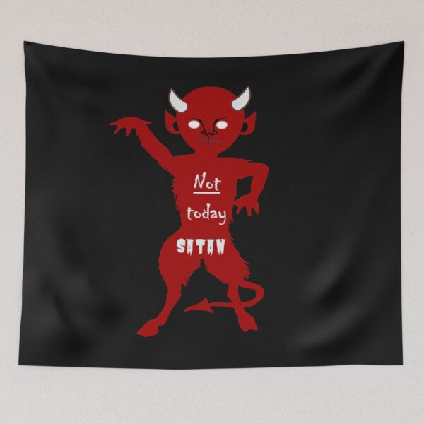 Item preview, Not Today Satan: A Declaration designed and sold by TeesbyGinyard.