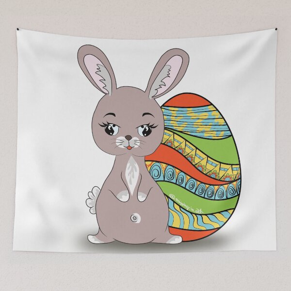 Item preview, Bunny and the Egg designed and sold by Missing In Art.