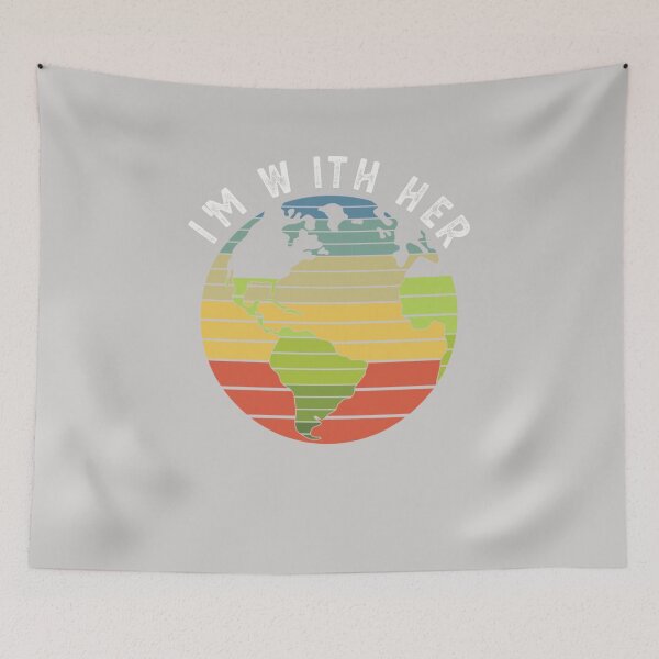 Item preview, I'm With Her Earth Day Climate Change Environmentalist designed and sold by GINIART.