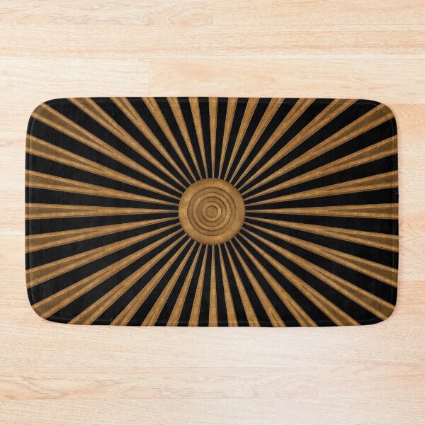 Item preview, Retro Circus Gold Black Stripes designed and sold by Xarah.