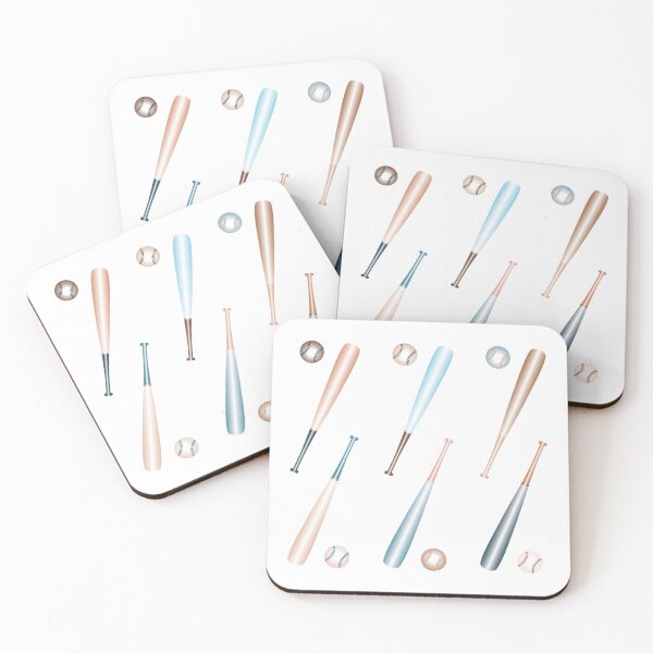 Item preview, Colorful Baseball balls and bats- pack of stickers designed and sold by CSouissi.