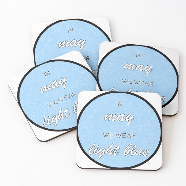 Item preview, In May we wear Light Blue designed and sold by Stickr-boutiq.