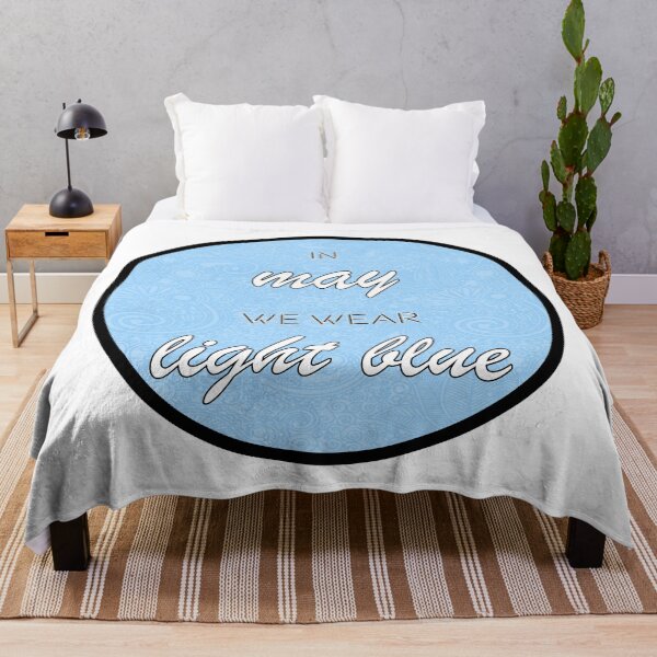 Item preview, In May we wear Light Blue designed and sold by Stickr-boutiq.