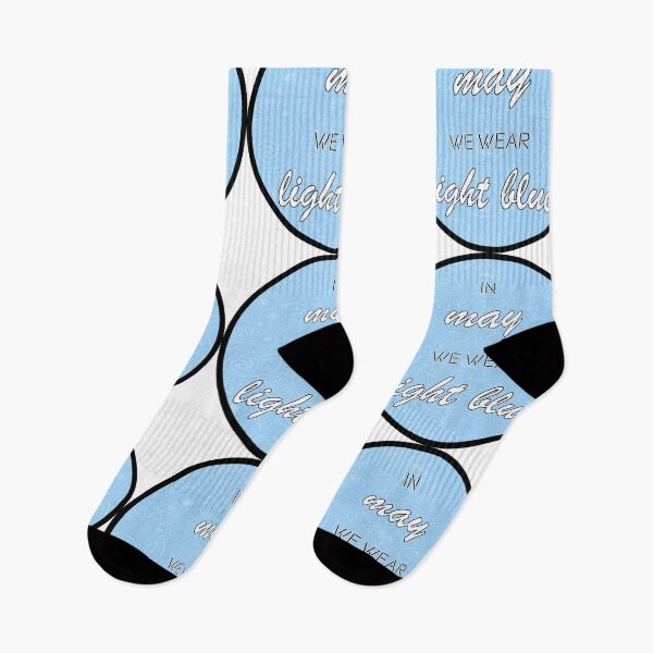 Item preview, In May we wear Light Blue designed and sold by Stickr-boutiq.