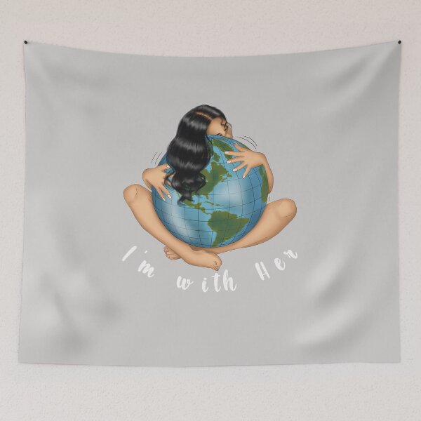 Item preview, I'm With Her Earth Day Climate Change Environmentalist designed and sold by GINIART.