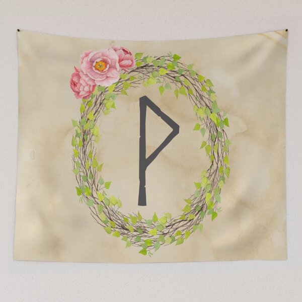 Item preview, Wunjo Rune | Elder Futhark Norse Runes Alphabet designed and sold by Time Nomads.