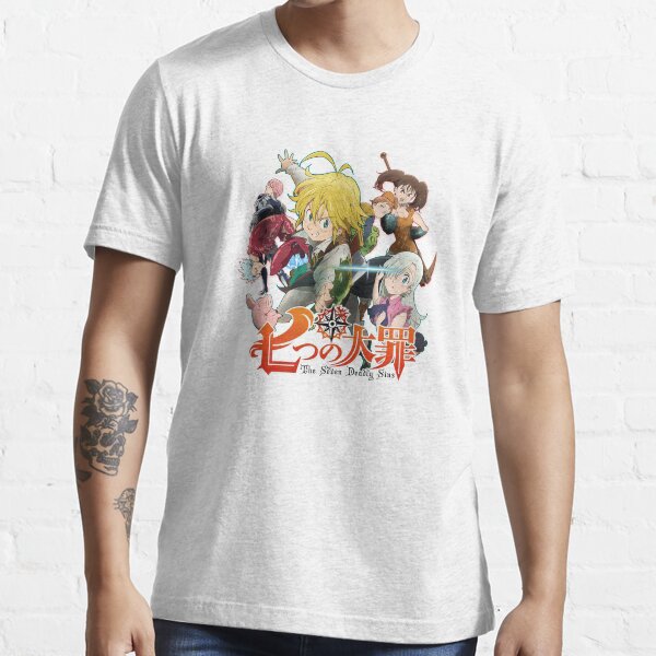 Logotipo de anime de los siete pecados capitales Camiseta esencial