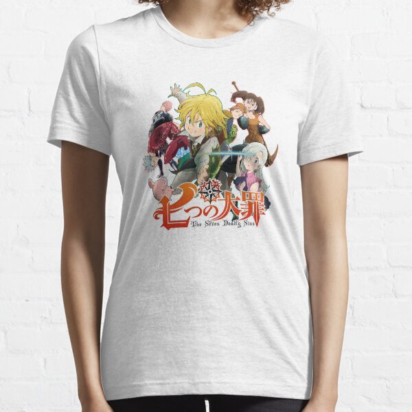 Logotipo de anime de los siete pecados capitales Camiseta esencial