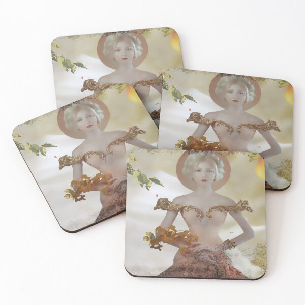 Item preview, An Autumn Goddess digital compositon designed and sold by melbeasleyarts.