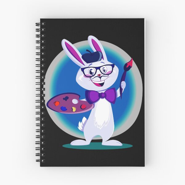 Item preview, bunny with glasses designed and sold by Hizia.