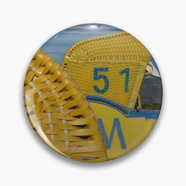 Item preview, Two yellow beach chairs by the sea No. 99 and 51 designed and sold by Ninaeva.