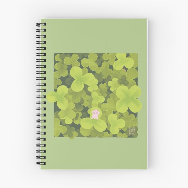 Item preview, Lucky clovers with a tiny rabbit designed and sold by LauraPemArt.