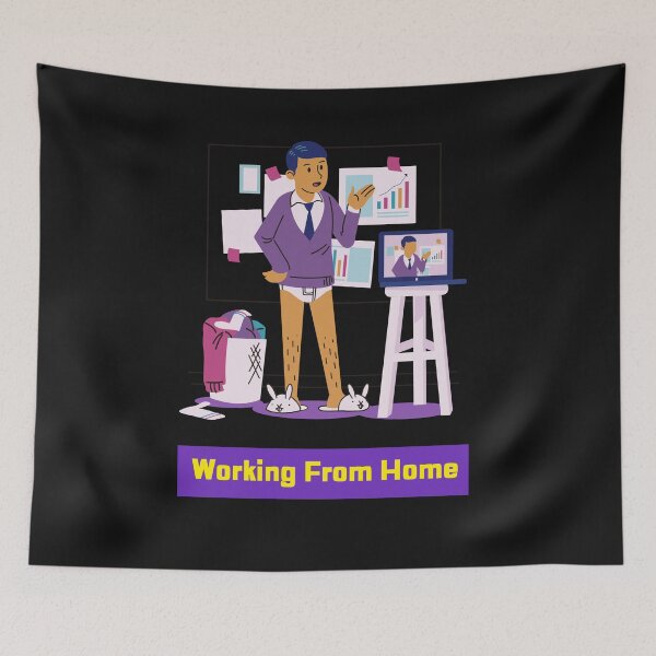 Item preview, Working From Home designed and sold by sam-super-tees.