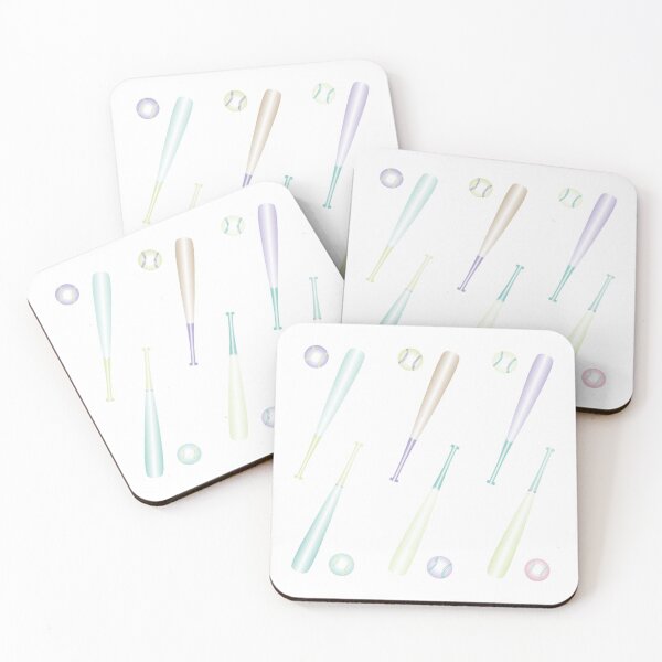 Item preview,  Colorful Baseball balls and bats- pack of stickers designed and sold by CSouissi.
