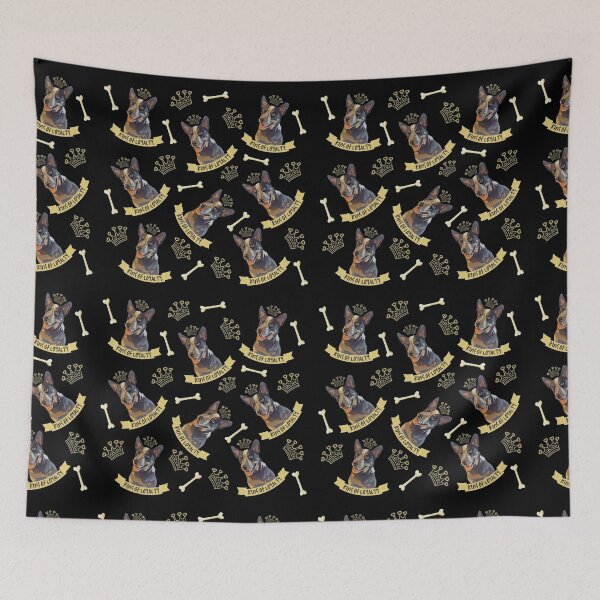 Item preview, King Of Loyalty (Dog Oil Portrait) designed and sold by dreamofdenim.