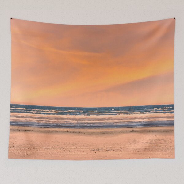 Item preview, Beautiful Orange Sunset at a Frozen Snowy Beach designed and sold by Jon Shore.