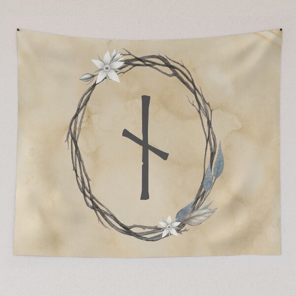 Item preview, Nauthiz Rune | Elder Futhark Norse Runes Alphabet designed and sold by Time Nomads.