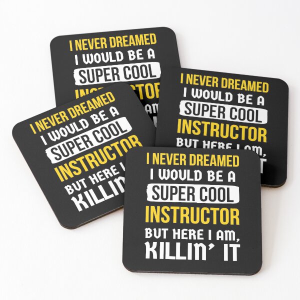 Item preview, Super Cool Instructor Gift designed and sold by AwesomeWorld1.
