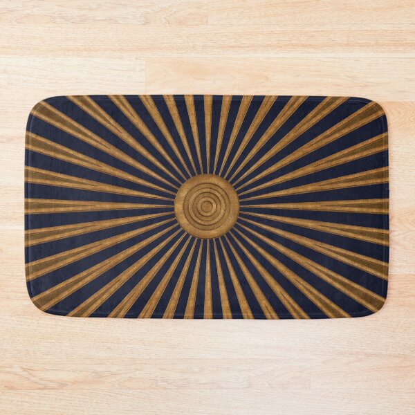 Item preview, Night Circus Gold Blue Vintage Design with Stripes designed and sold by Xarah.