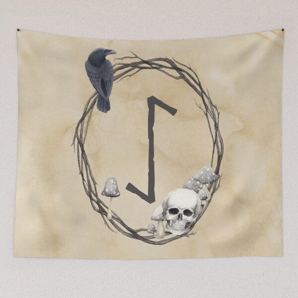 Item preview, Eihwaz Rune | Elder Futhark Norse Runes Alphabet designed and sold by Time Nomads.
