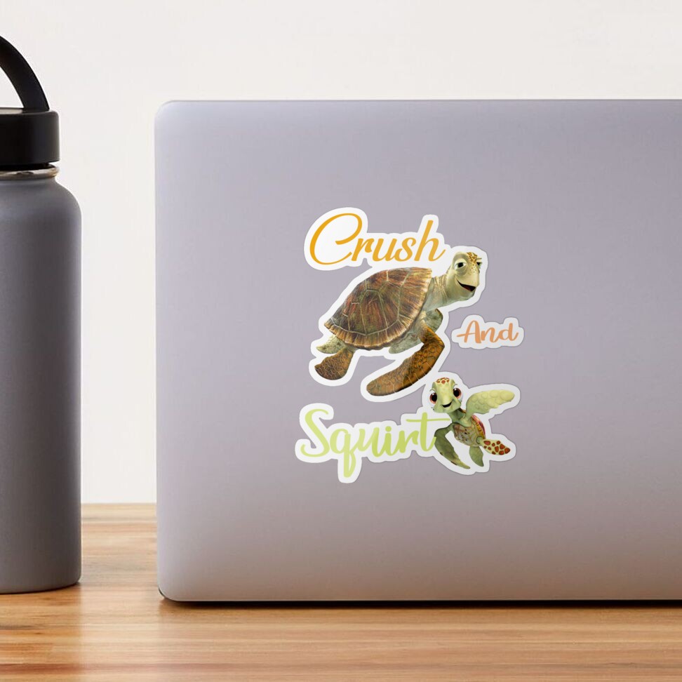 Finding Nemo Sticker, Squirt Crush Turtle Dude sold by G design Jewelers  inc, SKU 41508777