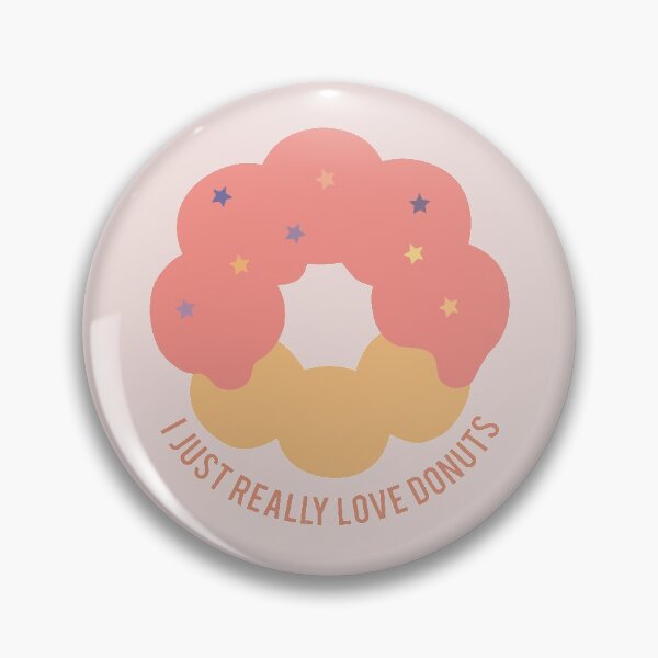 Item preview, I just really love donuts (Strawberry Pink) designed and sold by riccagarden.