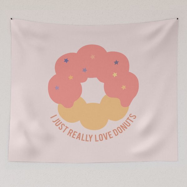 Item preview, I just really love donuts (Strawberry Pink) designed and sold by riccagarden.