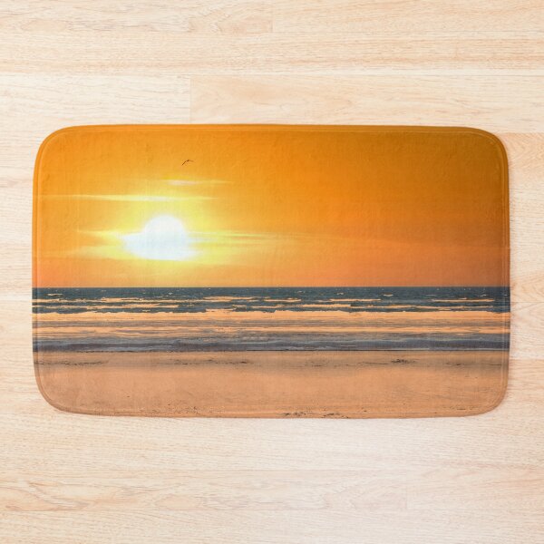 Item preview, Beautiful Orange Sunset at a Frozen Snowy Beach designed and sold by Jon Shore.