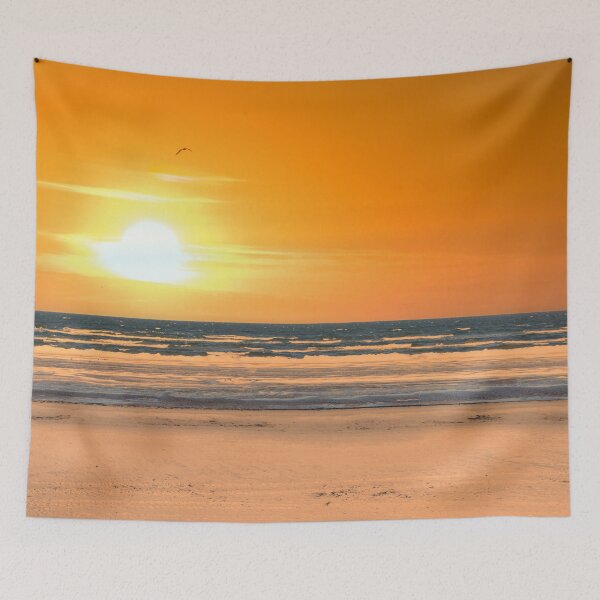 Item preview, Beautiful Orange Sunset at a Frozen Snowy Beach designed and sold by Jon Shore.