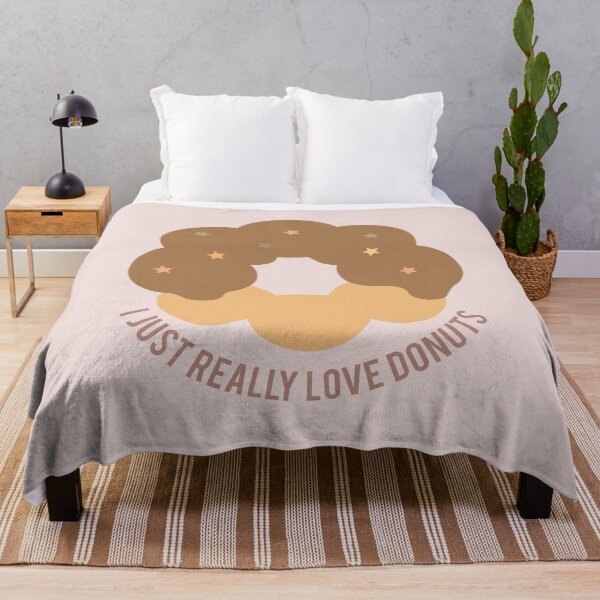 Item preview, I just really love donuts (Chocolate Brown) designed and sold by riccagarden.