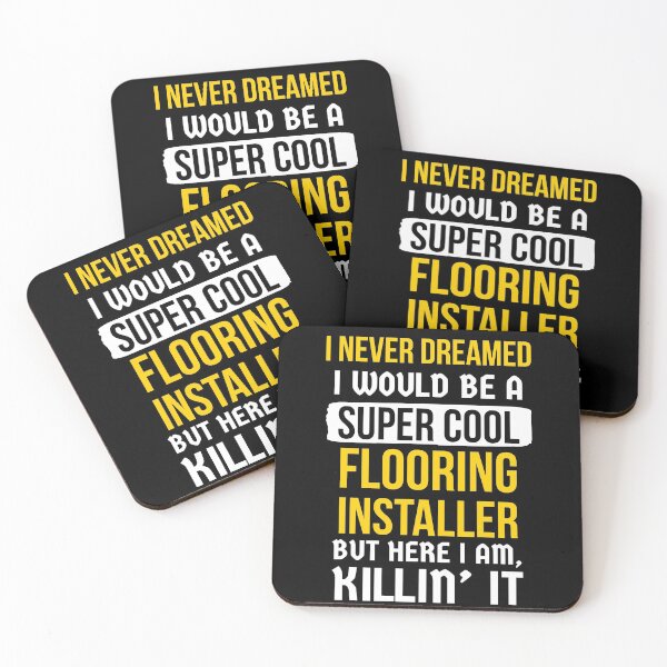 Item preview, Super Cool Flooring Installer designed and sold by AwesomeWorld1.