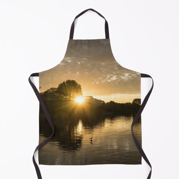 Item preview, Beneath the Cloudbank Behind the Trees - Glorious Lakeside Sunrise designed and sold by Georgia Mizuleva.