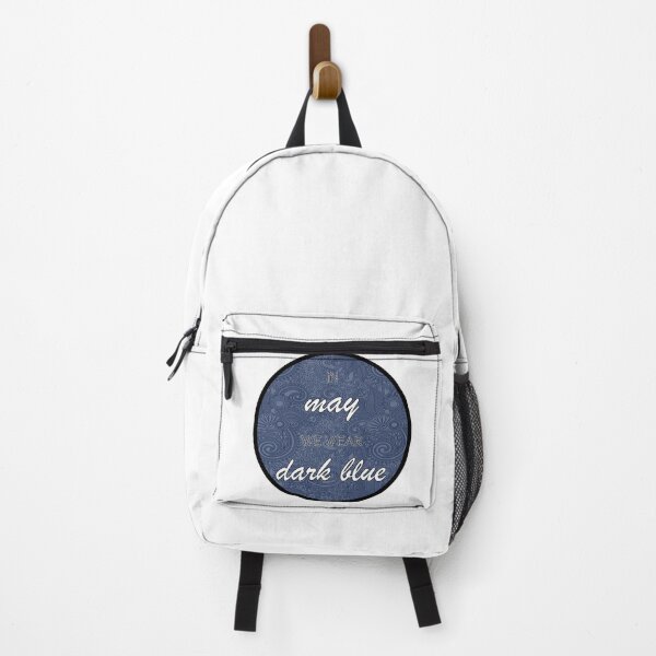 Item preview, In May we wear dark blue designed and sold by Stickr-boutiq.