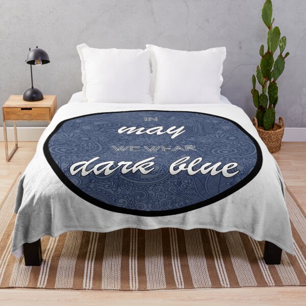 Item preview, In May we wear dark blue designed and sold by Stickr-boutiq.