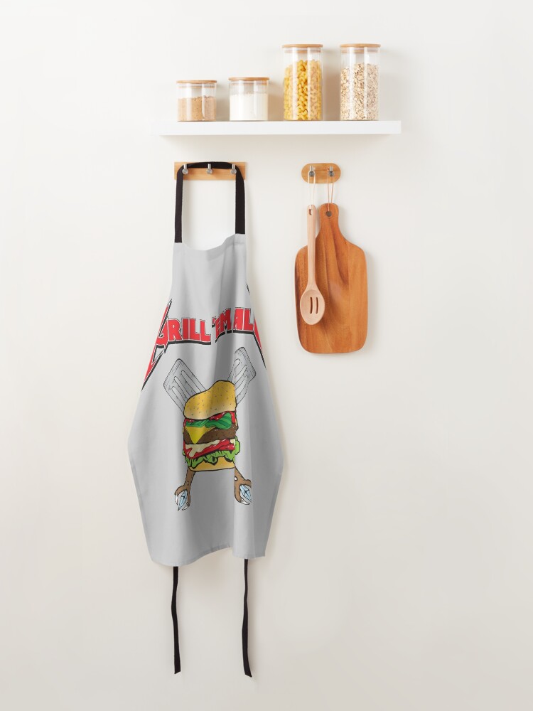 Alternate view of Grill em All Apron