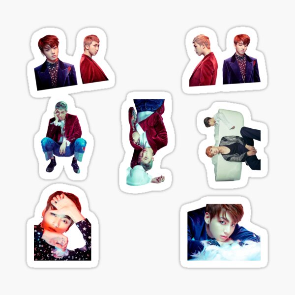 Artikel-Vorschau von BTS Wings G Ver Konzept Fotos Sticker Pack, designt und verkauft von di-the-dreamer.