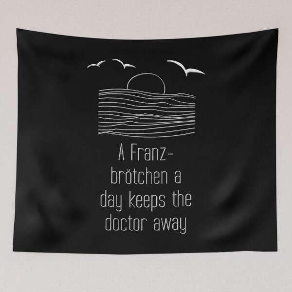Item preview, Hamburg Suffs Spruch Franzbrötchen A Day designed and sold by AOCreativeProd.