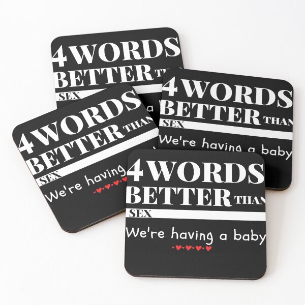 Item preview, 4 words better than sex  designed and sold by BeenTees.