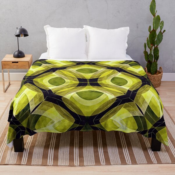 Item preview, Pattern Overlap Retro Style In Illuminating Yellow designed and sold by taiche.