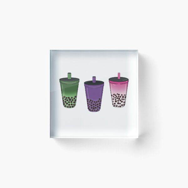 Item preview, Buko - Ube - Strawberry Boba Tea designed and sold by JustForYoubySJ.