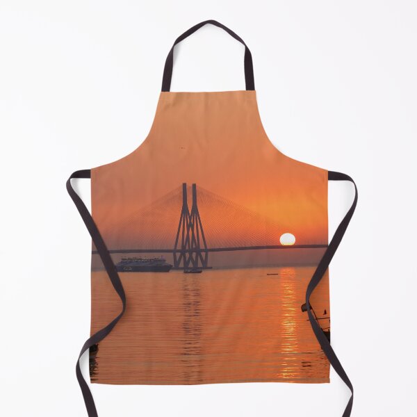 Item preview, Mumbai Sea Link Bridge sunset, India, modern art, wall art, print, personalised gifts, custom printed gifts designed and sold by CameraDesign.