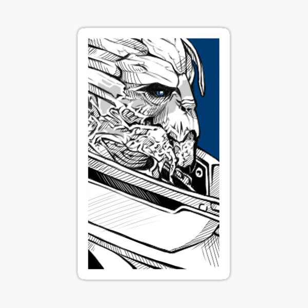 Vista previa del artículo con la obra «Garrus», diseñado y vendido por YumiKoyuki.