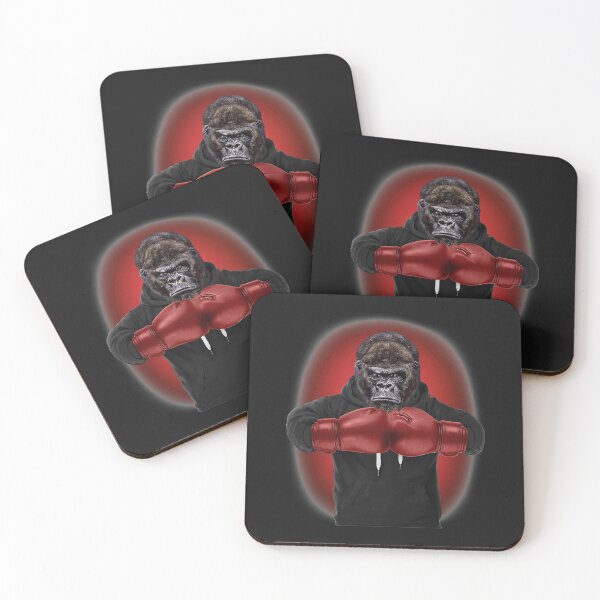 Item preview, Boxing Gorilla Martial Arts Fighter Warrior Boxer designed and sold by SusanHoover.