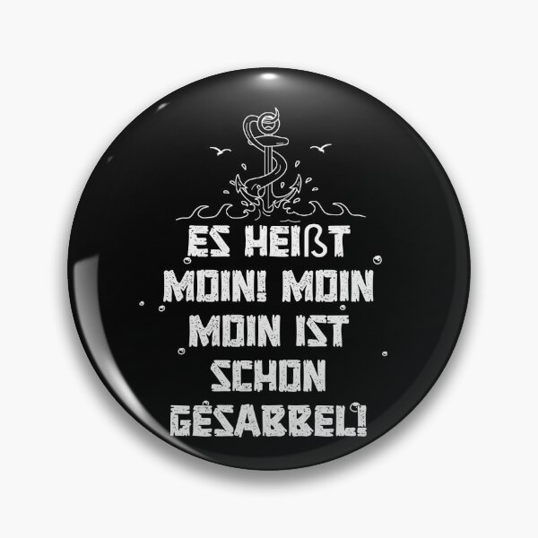 Item preview, Hamburg Fan Saying Anchor Moin Moin Up designed and sold by AOCreativeProd.