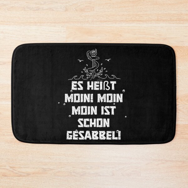 Item preview, Hamburg Fan Saying Anchor Moin Moin Up designed and sold by AOCreativeProd.