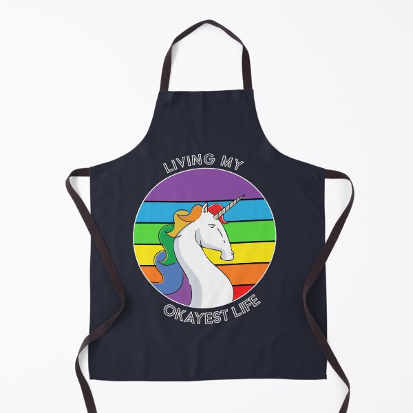 Aperçu de l'œuvre Living my okayest unicorn life créée et vendue par Bratak.