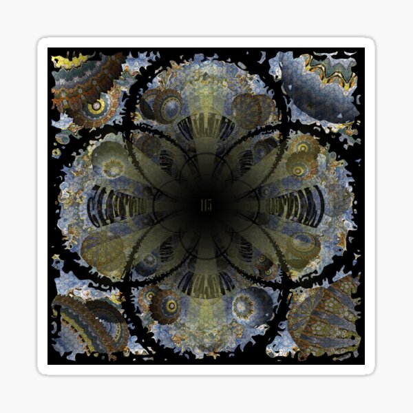 BLACK ELEMENT 115 GRAVITY WARP DRIVE POLAR INVERSION Sticker